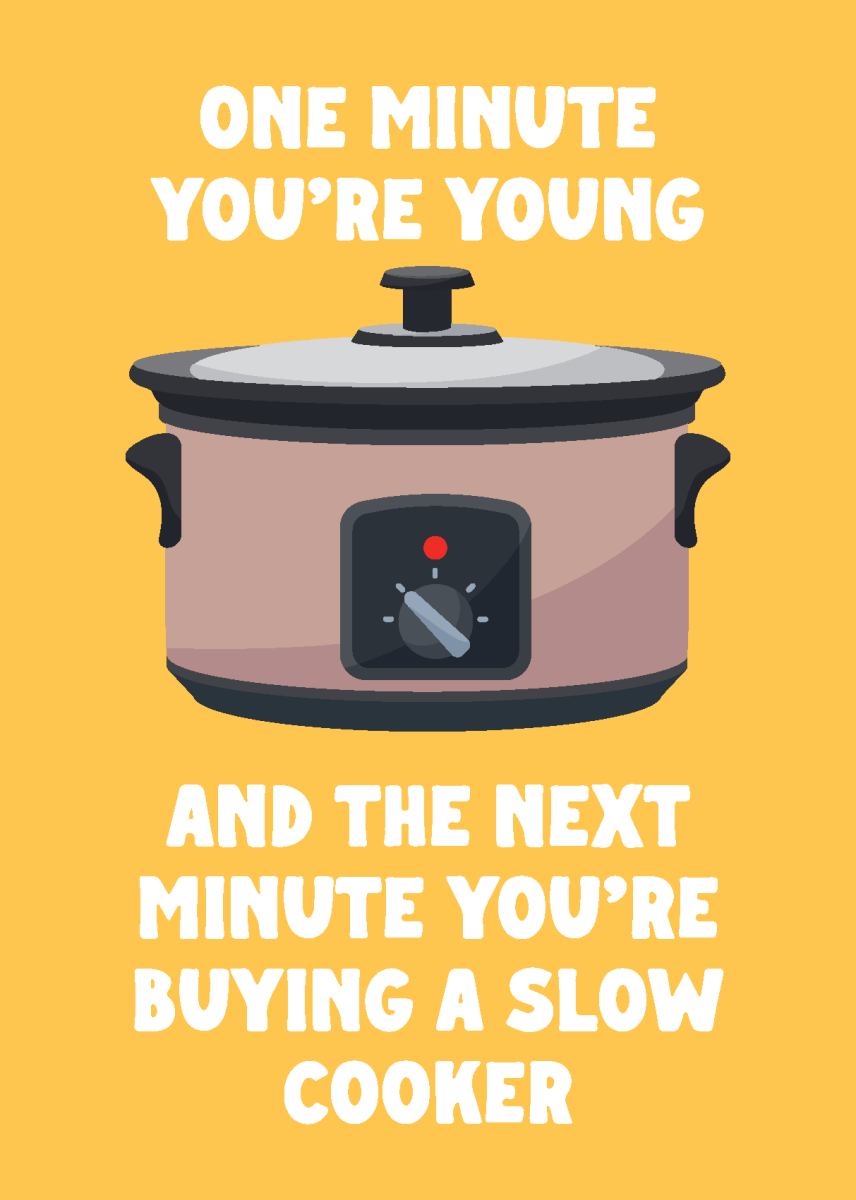 Young then Buying a Slow Cooker - Sherbet Lemon