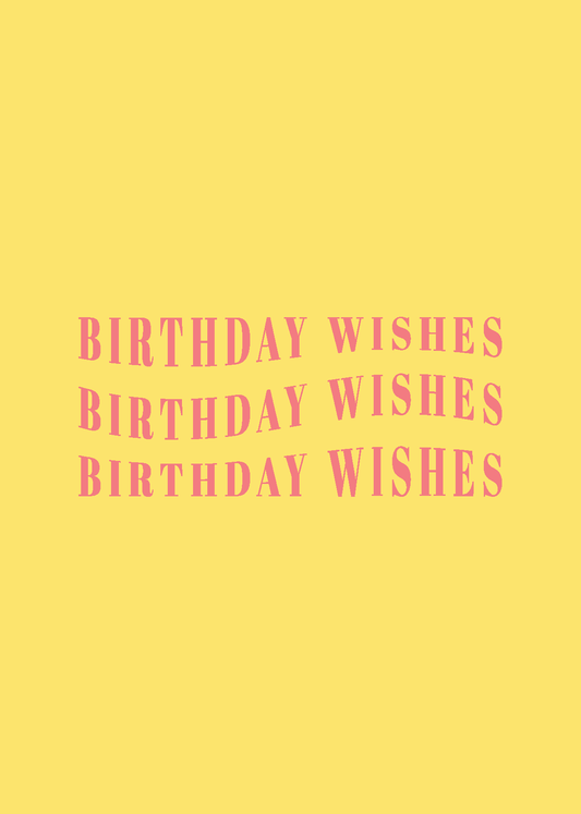 Birthday Wishes