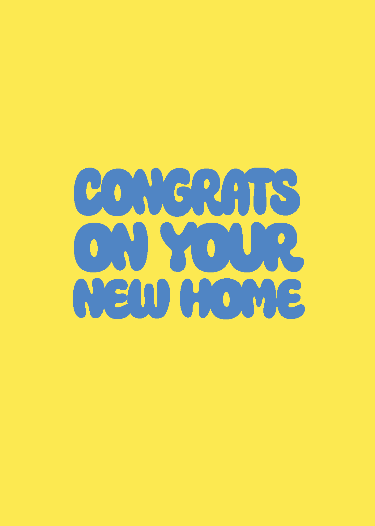 Congrats on your New Home