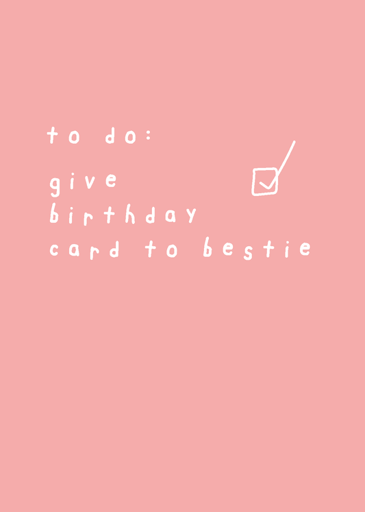 Give Card to Bestie