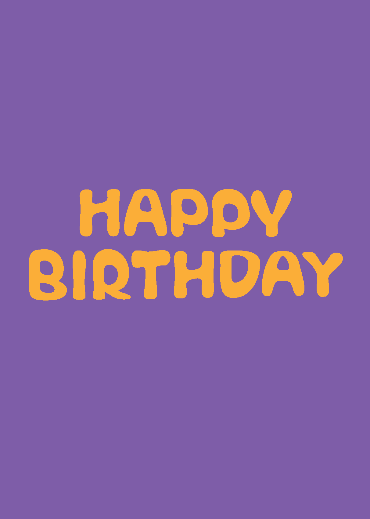 Funky Happy Birthday