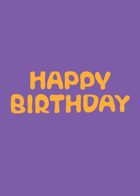 Funky Happy Birthday