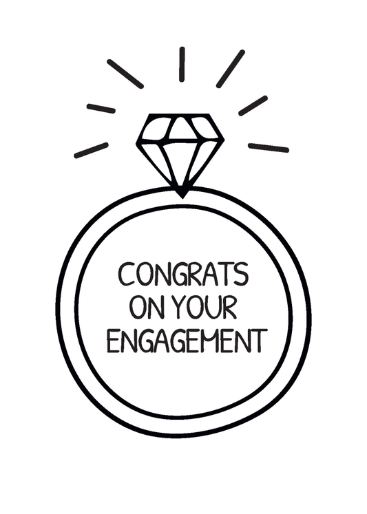 Congrats on Your Engagement - Sherbet Lemon