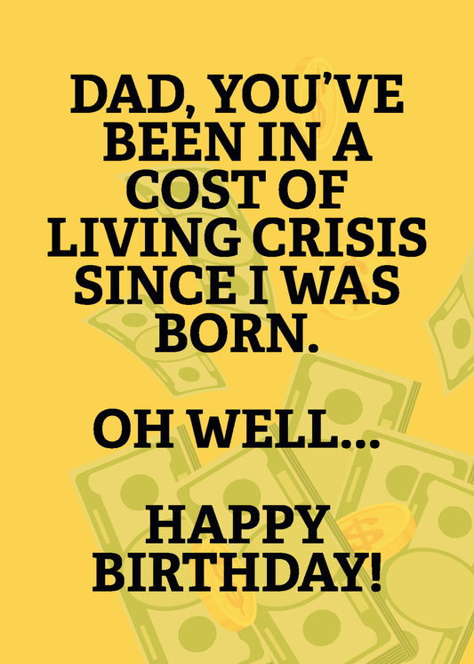 Cost of Living Crisis - Sherbet Lemon