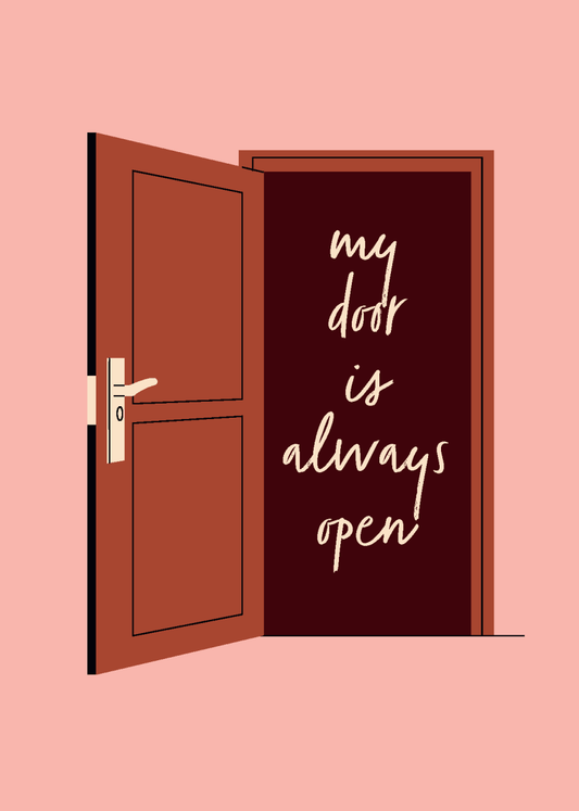 Door is Always Open - Sherbet Lemon