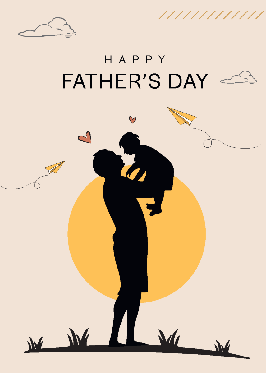 Father's Day Paper Planes - Sherbet Lemon