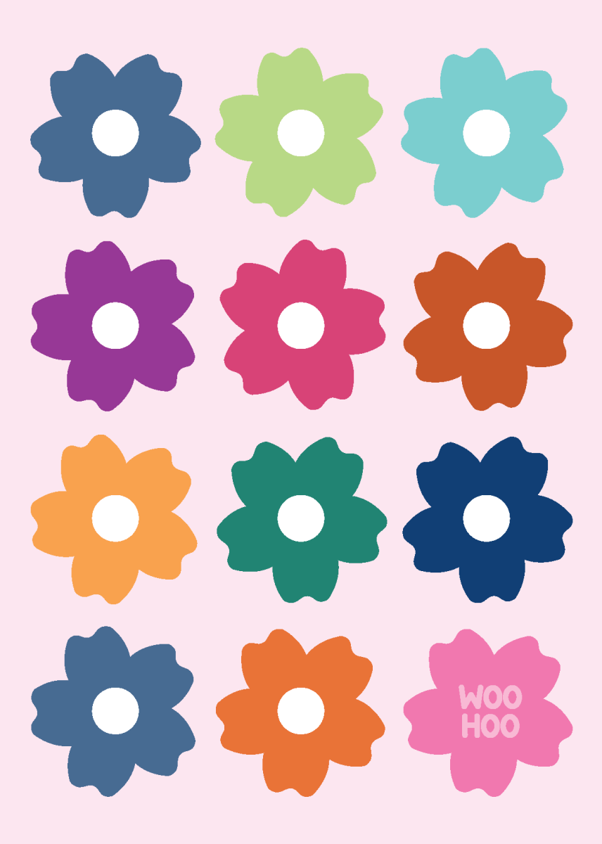 Floral Woo Hoo - Sherbet Lemon