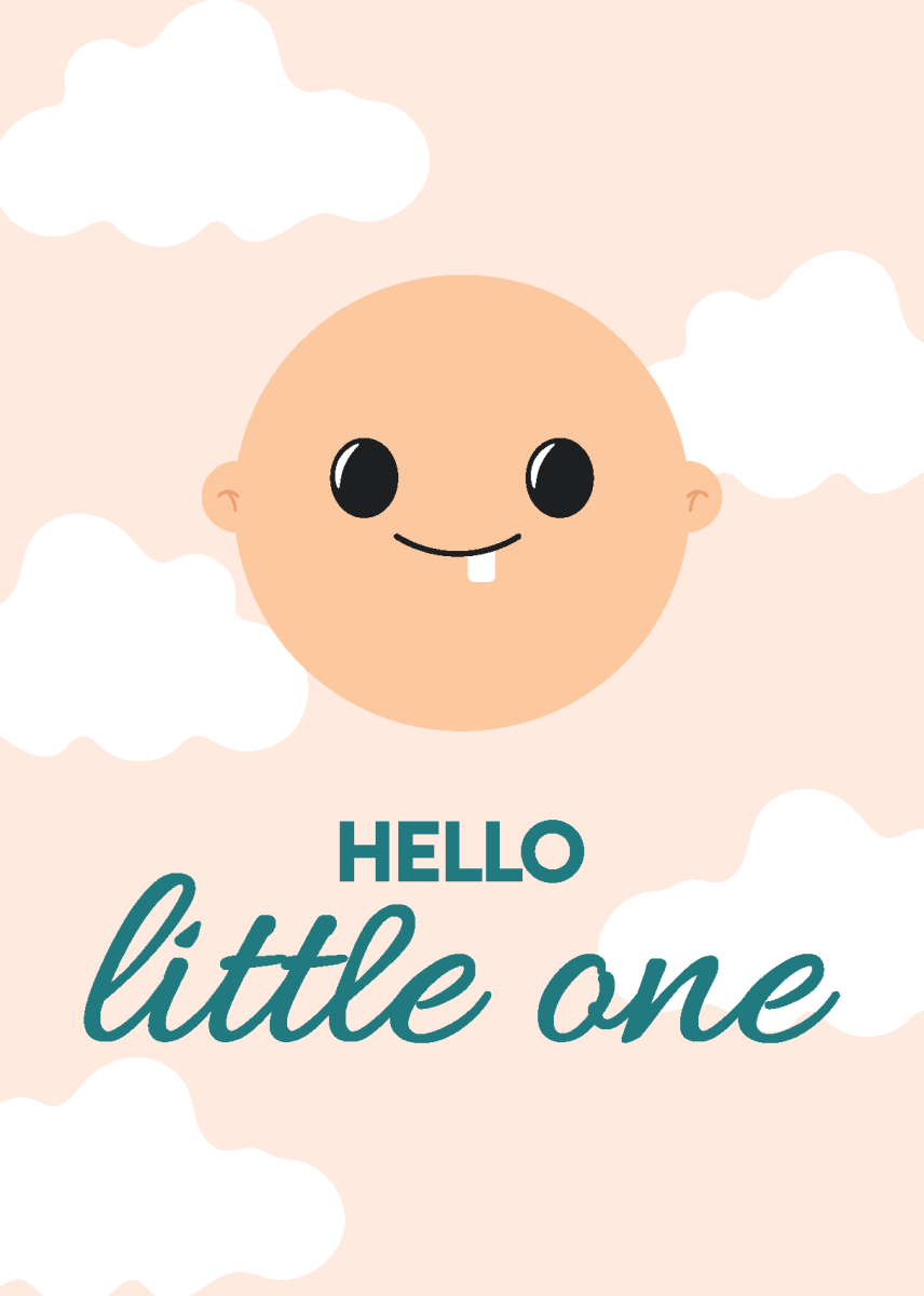 Hello Little One - Sherbet Lemon