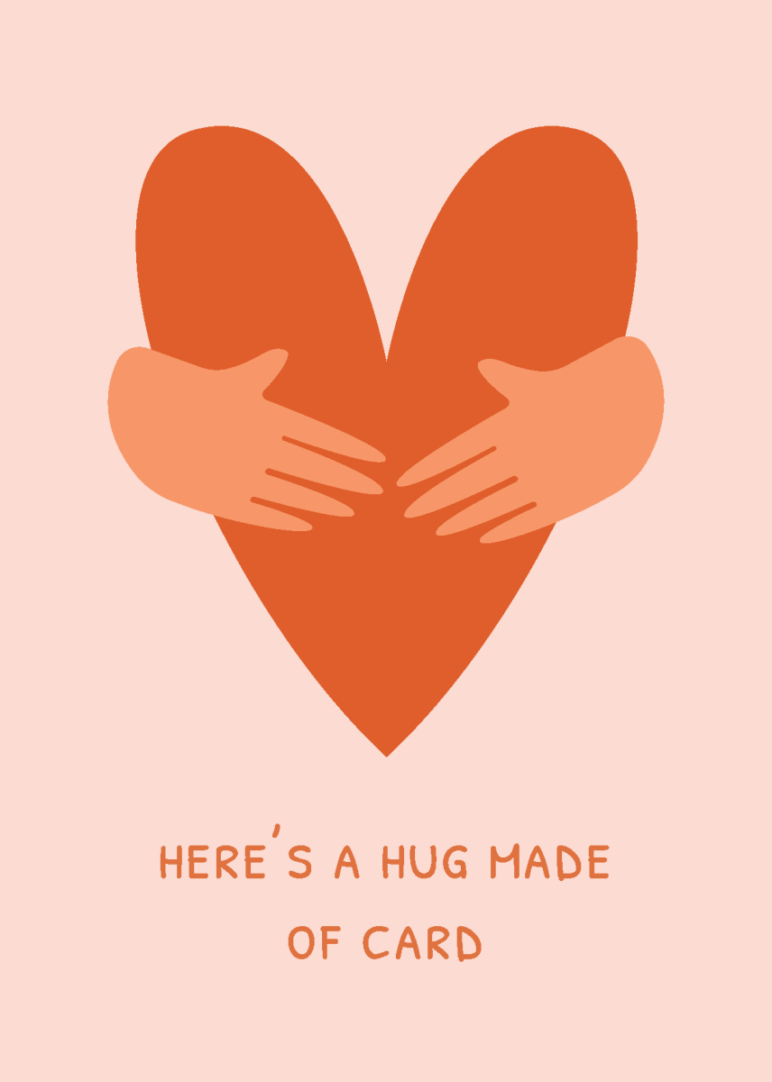 Hug Made of Card - Sherbet Lemon