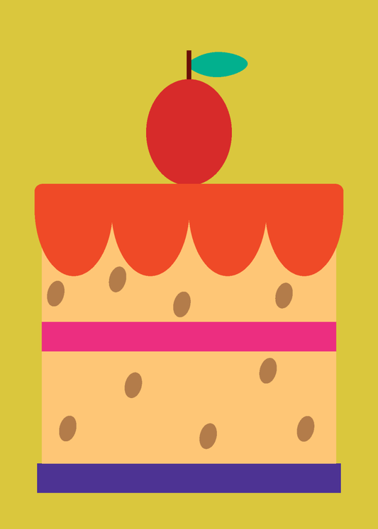 Minimalist Cake - Sherbet Lemon