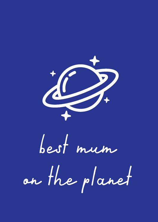 Best Mum on the Planet - Sherbet Lemon