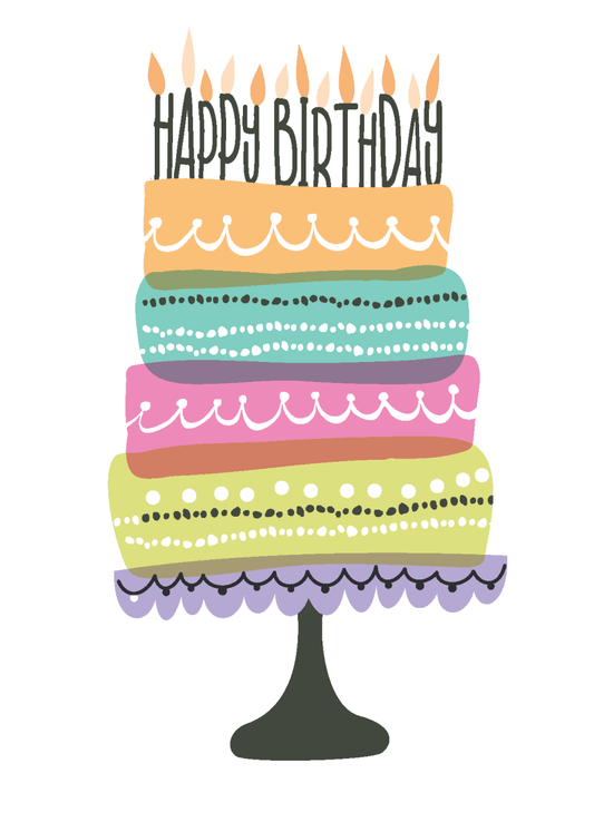 Birthday Cake - Sherbet Lemon