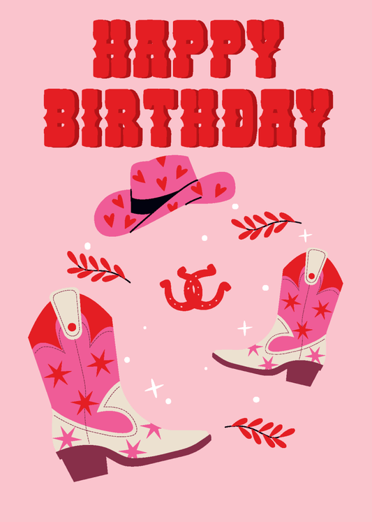 Birthday Cowgirl - Sherbet Lemon