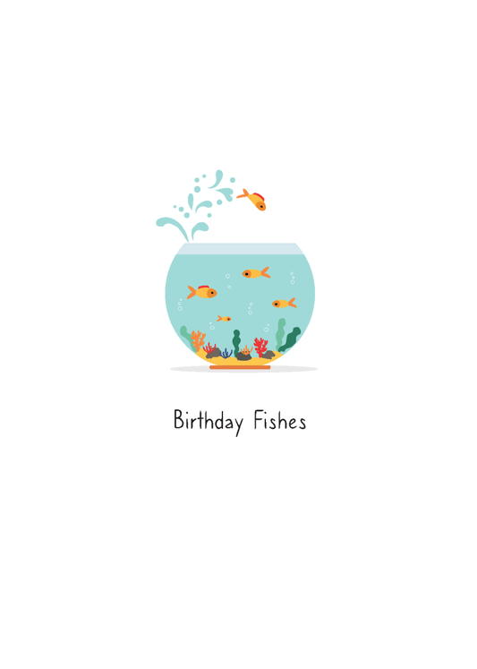 Birthday Fishes - Sherbet Lemon