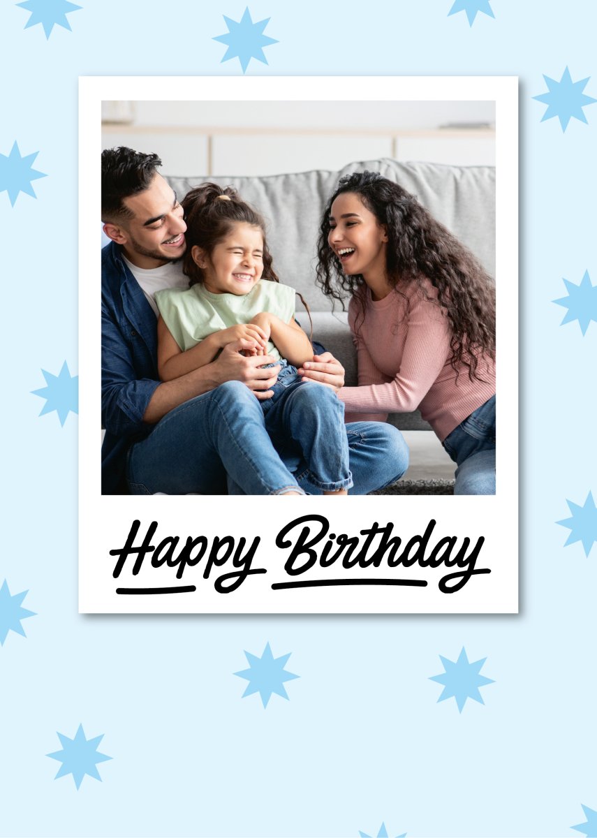 Birthday Polaroid - Sherbet Lemon
