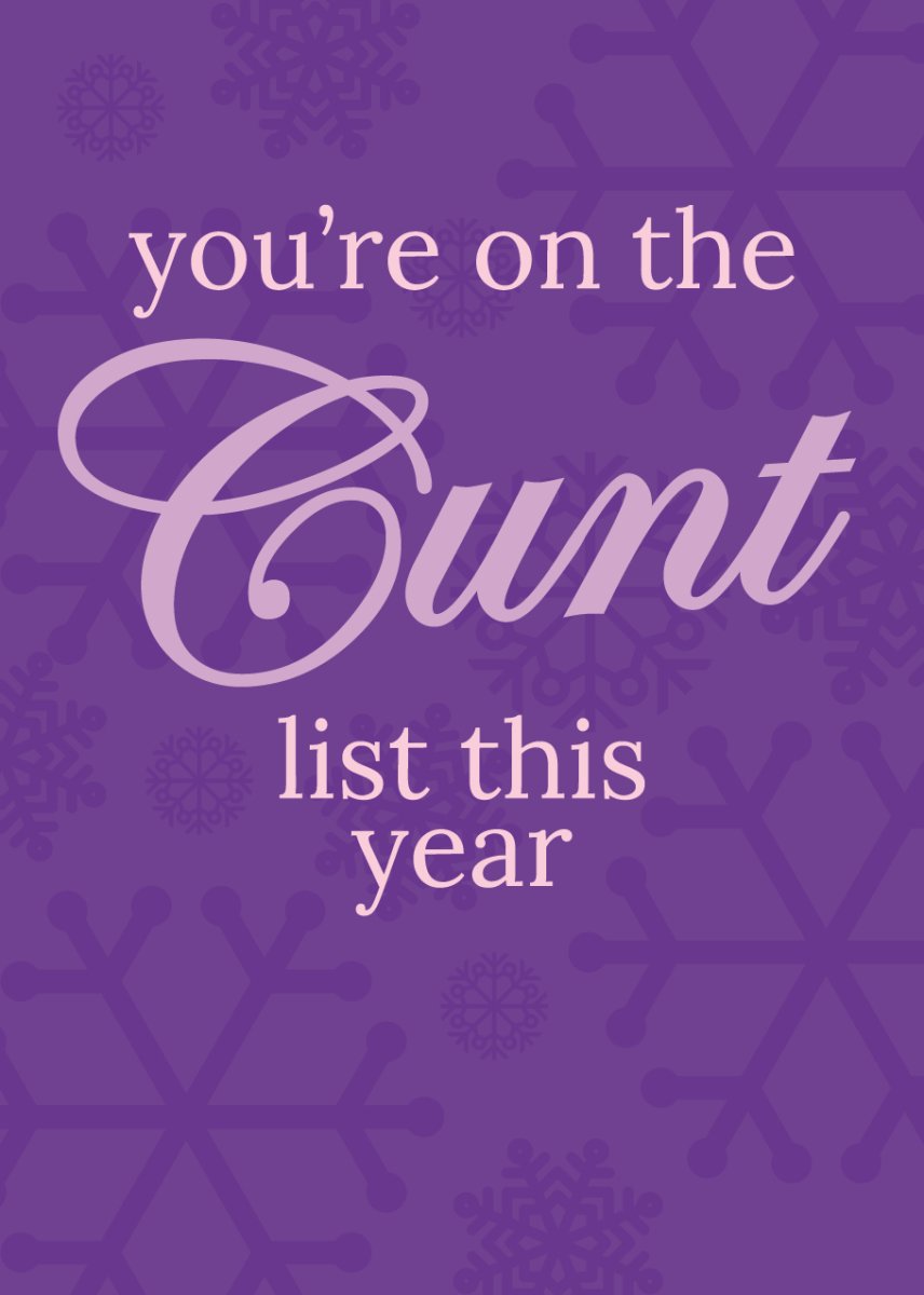 C*nt List - Sherbet Lemon