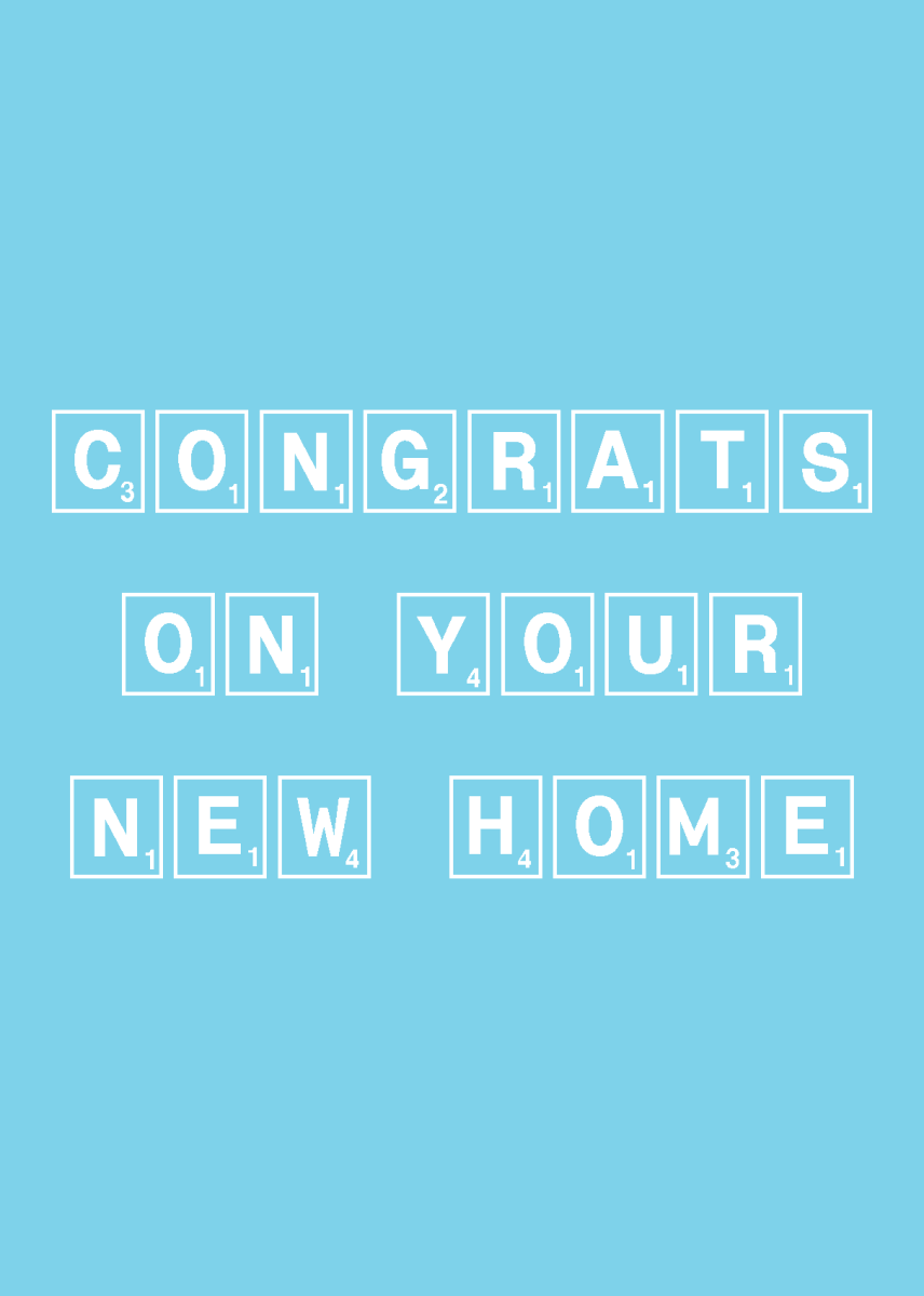 Congrats on Your New Home - Sherbet Lemon