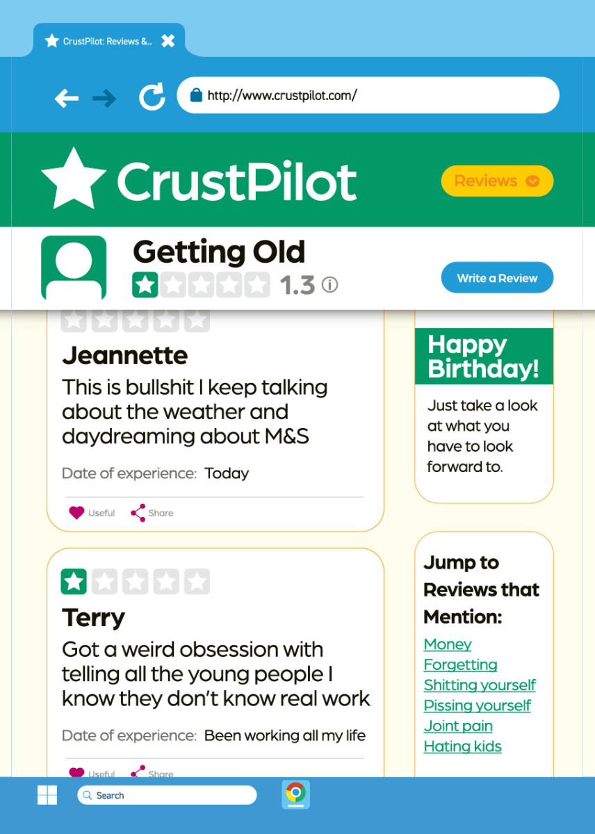 CrustPilot 1.3 Stars - Sherbet Lemon