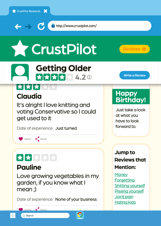 CrustPilot 4.2 Stars - Sherbet Lemon