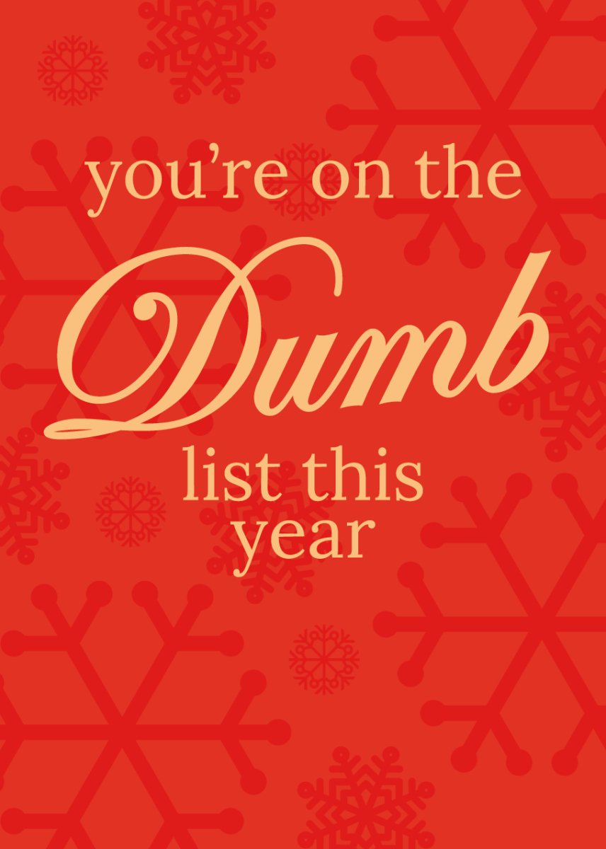 Dumb List - Sherbet Lemon