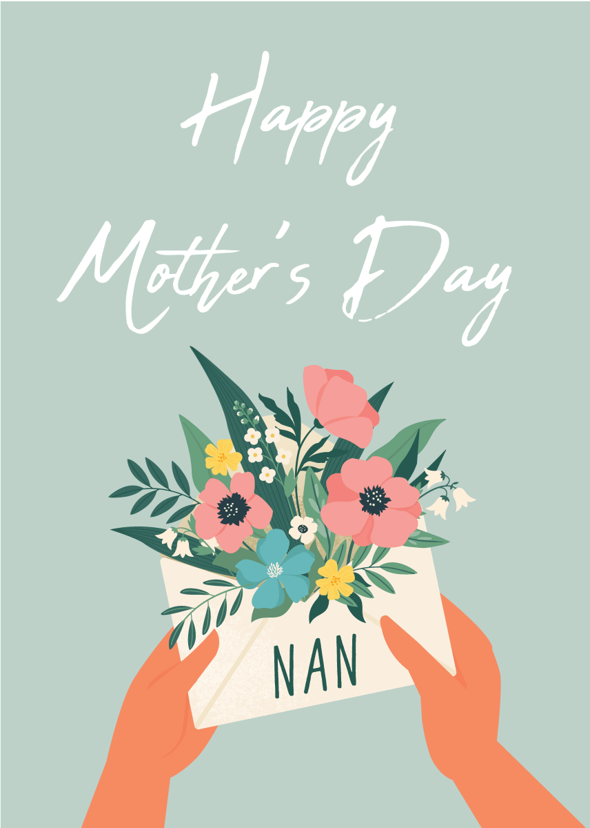 Flower Envelope - Sherbet Lemon