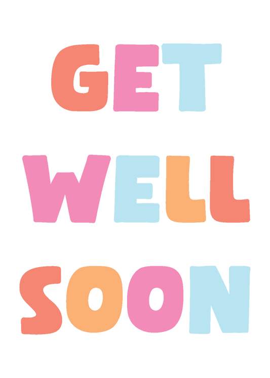 Get Well Soon - Sherbet Lemon