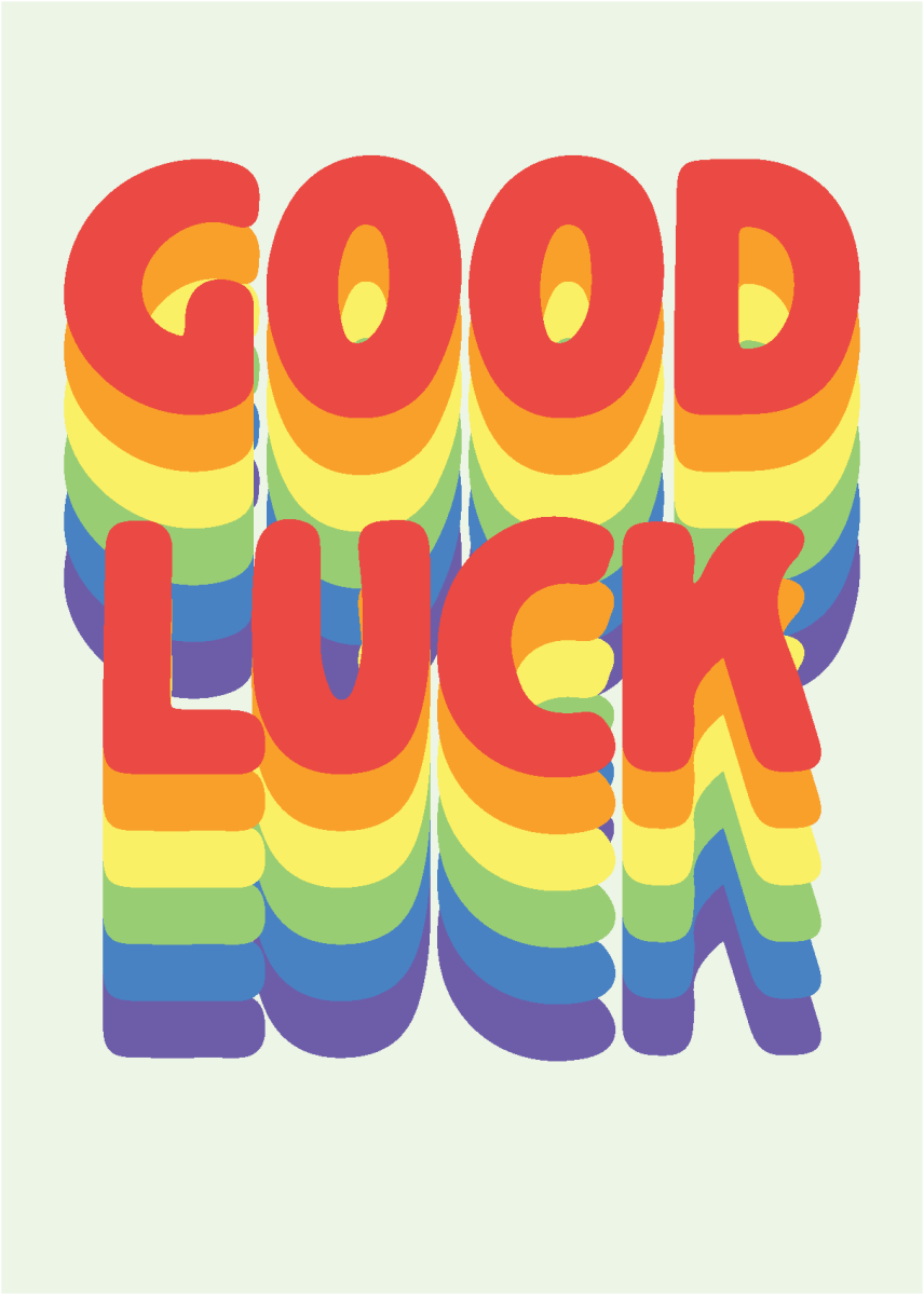 Good Luck (Rainbow) - Sherbet Lemon