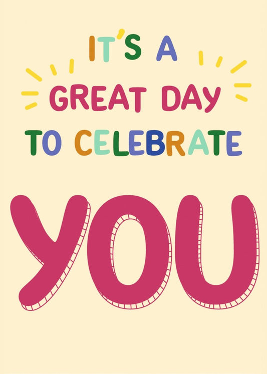 Great Day to Celebrate You - Sherbet Lemon