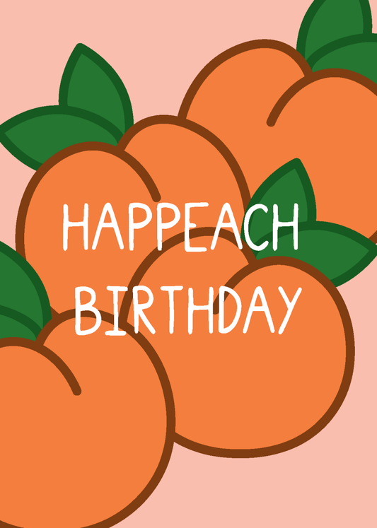 HapPeach Birthday - Sherbet Lemon