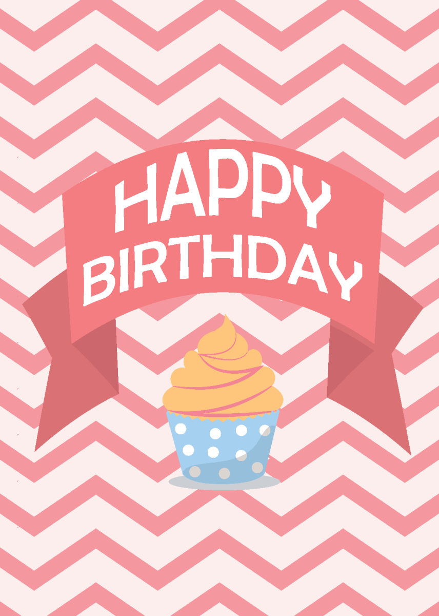 Happy Birthday Banner - Sherbet Lemon