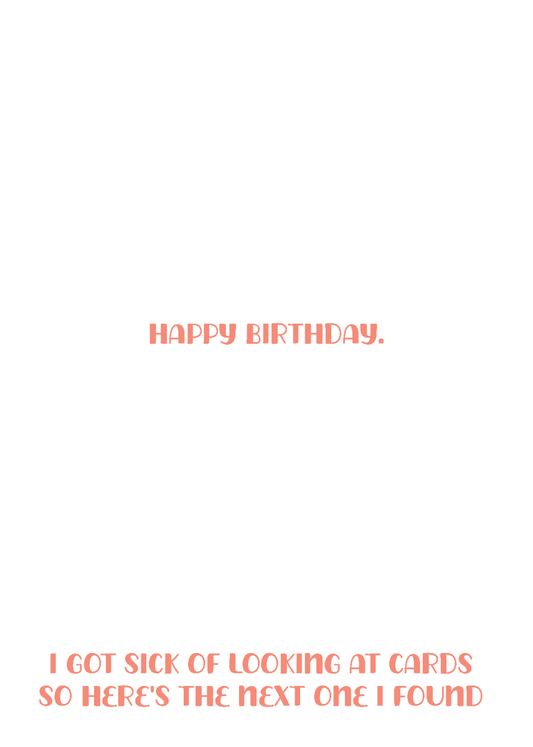 Happy Birthday, Hope You Like It - Sherbet Lemon