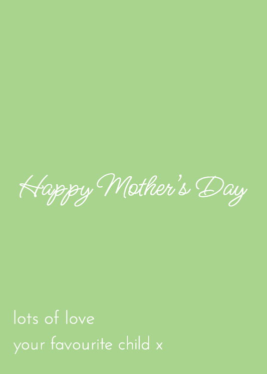 Happy Mother's Day from Your Favourite - Sherbet Lemon