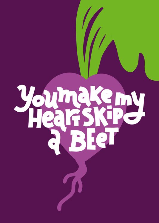 Heart Skip a Beet - Sherbet Lemon