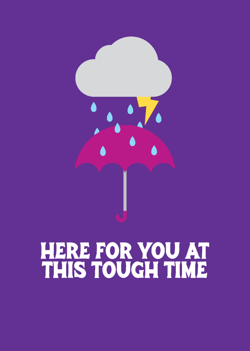 Here for You at this Tough Time - Sherbet Lemon