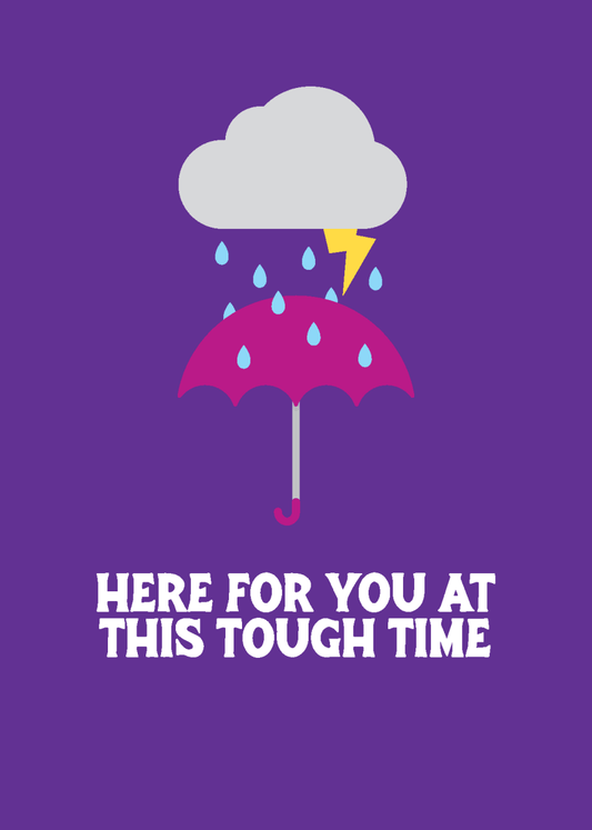 Here for You at this Tough Time - Sherbet Lemon