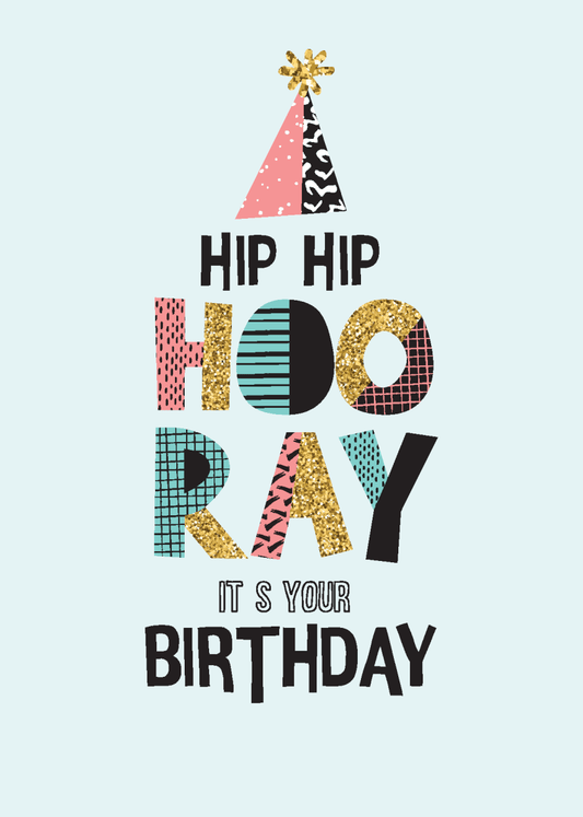 Hooray It's Your Birthday - Sherbet Lemon