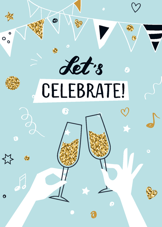 Let's Celebrate in Gold - Sherbet Lemon