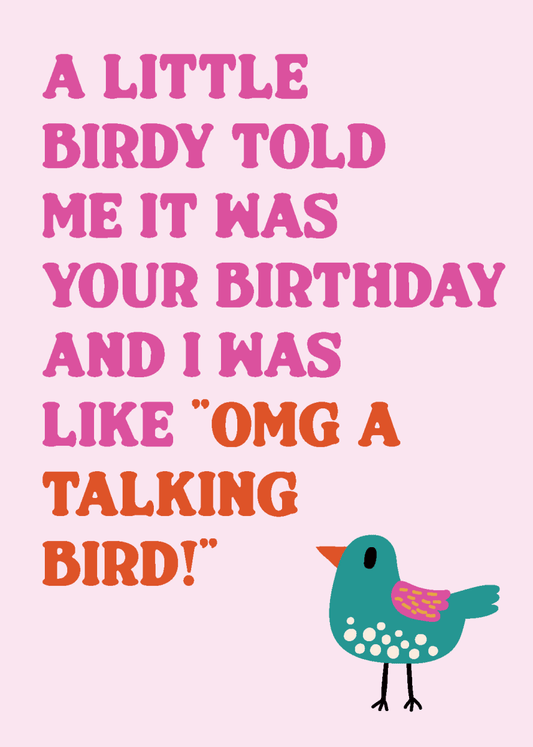 Little Bird Told Me... - Sherbet Lemon
