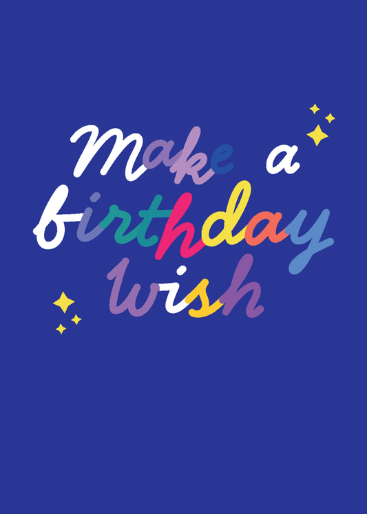 Make a Birthday Wish - Sherbet Lemon