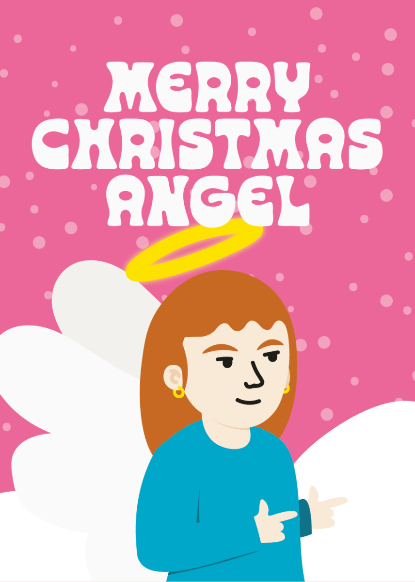 Merry Christmas Angel - Sherbet Lemon