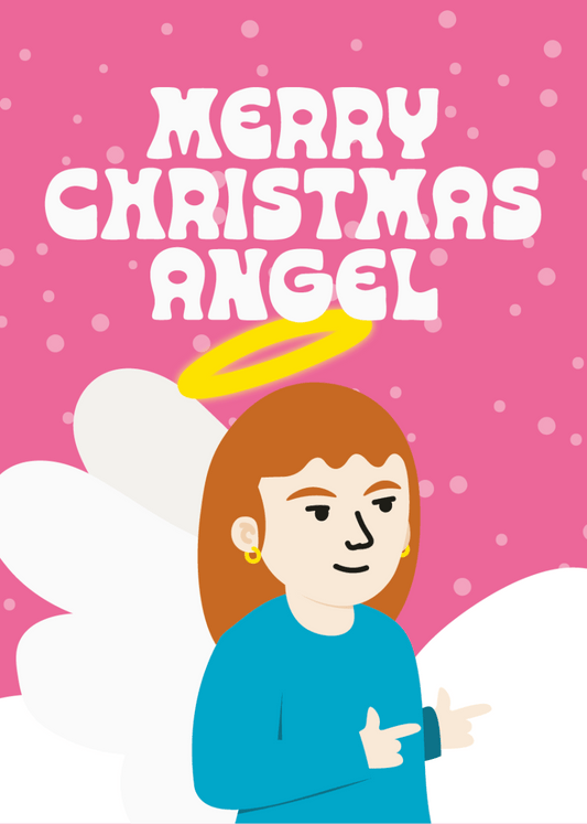 Merry Christmas Angel - Sherbet Lemon
