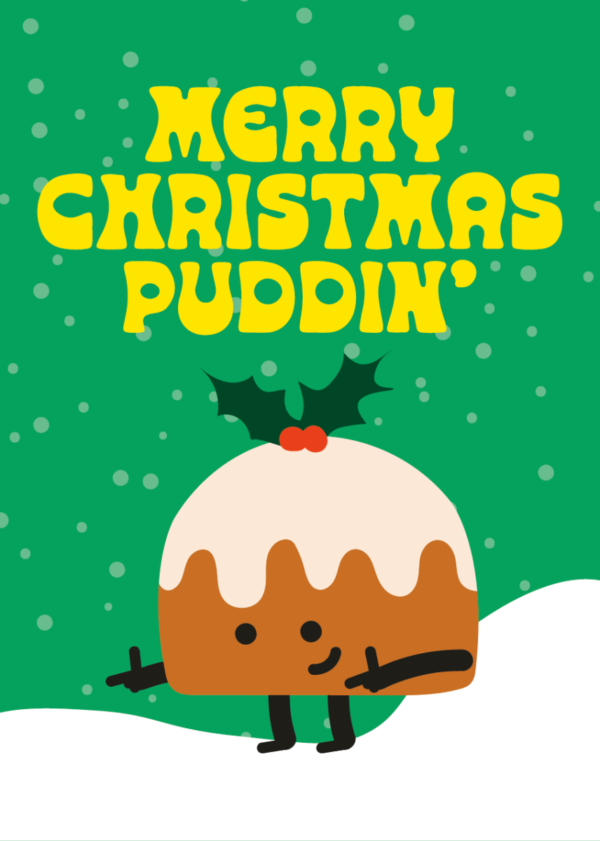 Merry Christmas Puddin - Sherbet Lemon