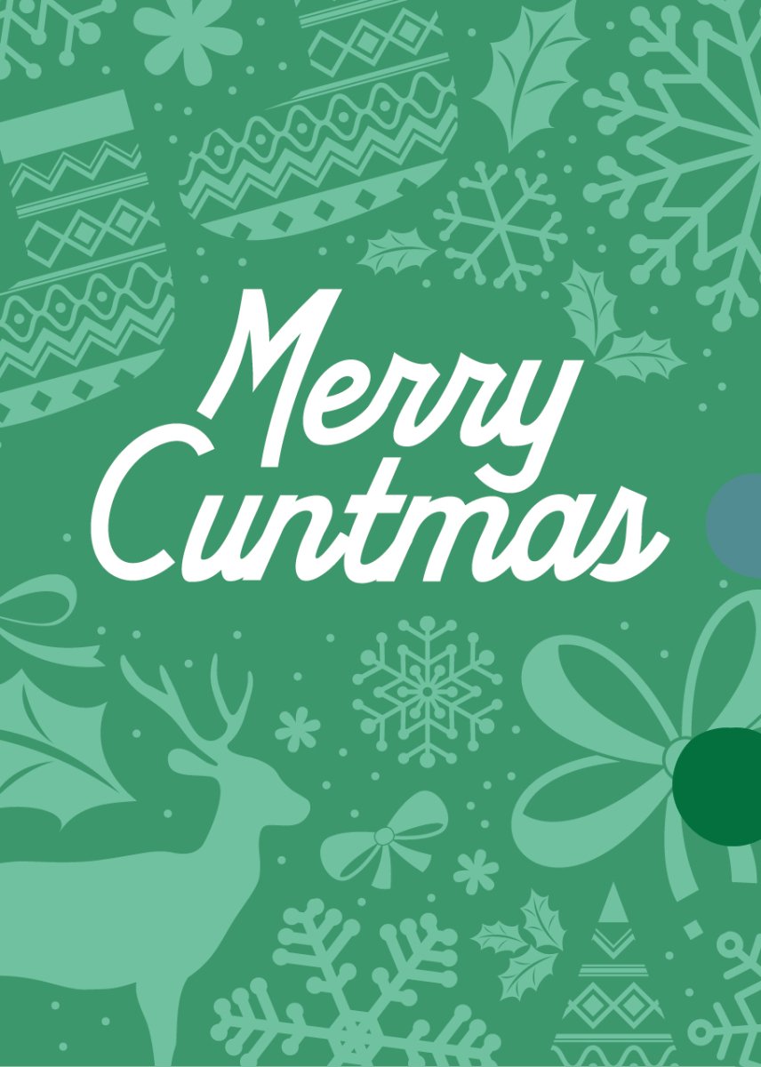 Merry C*ntmas (Green) - Sherbet Lemon