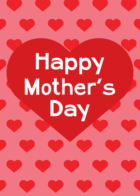 Mother's Day Hearts - Sherbet Lemon