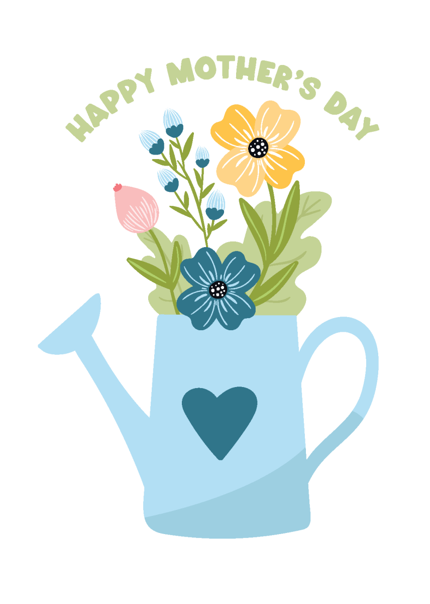 Mother's Day Watering Can - Sherbet Lemon