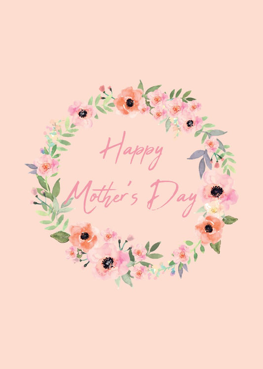 Mother's Day Wreath - Sherbet Lemon