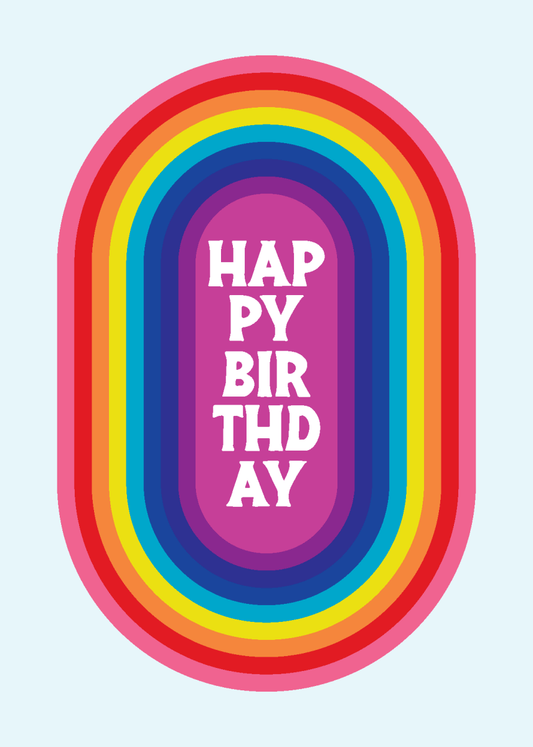 Rainbow Birthday - Sherbet Lemon
