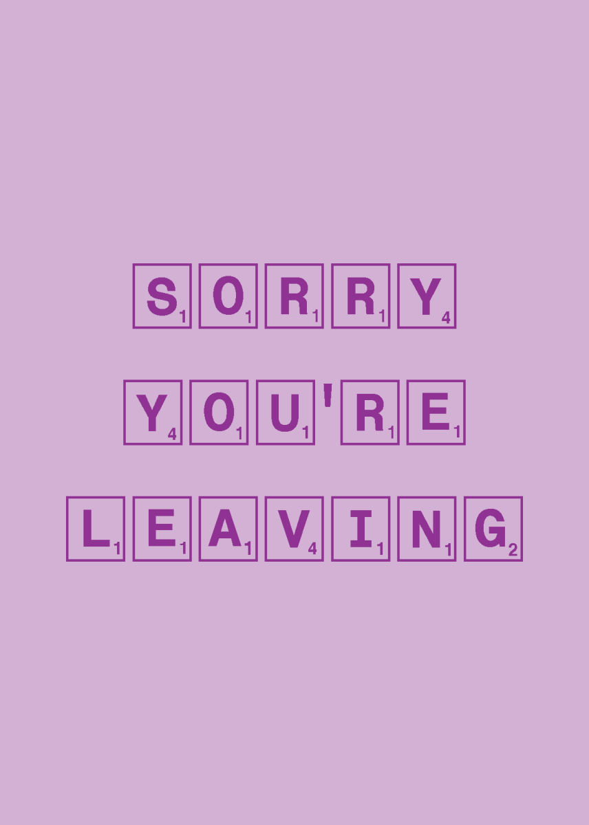 Sorry You're Leaving Game Tiles - Sherbet Lemon