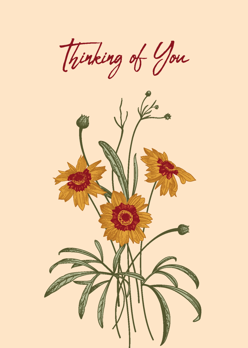 Thinking of You with Coreopsis - Sherbet Lemon