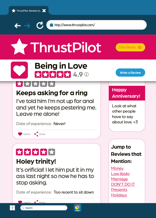 ThrustPilot It's Orificial - Sherbet Lemon